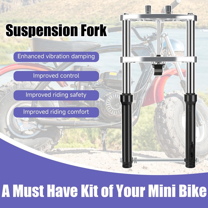 CILOYU Mini Bike Front Forks Suspension Kit Replacement for Coleman