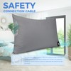 Grounding Pillowcase with 15ft Grounding Cord Conductive Silver Fiber Grounding