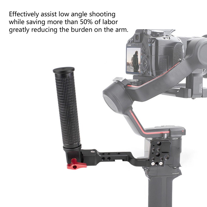 Camera Stabilizer Handlegrip Adjustable 180 Degrees Angle Aluminium Alloy Anti