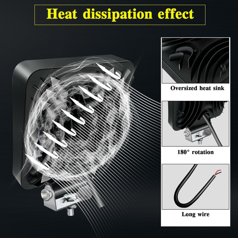 LED Work Lights for Truck, 4 Inch LED Light Pods
