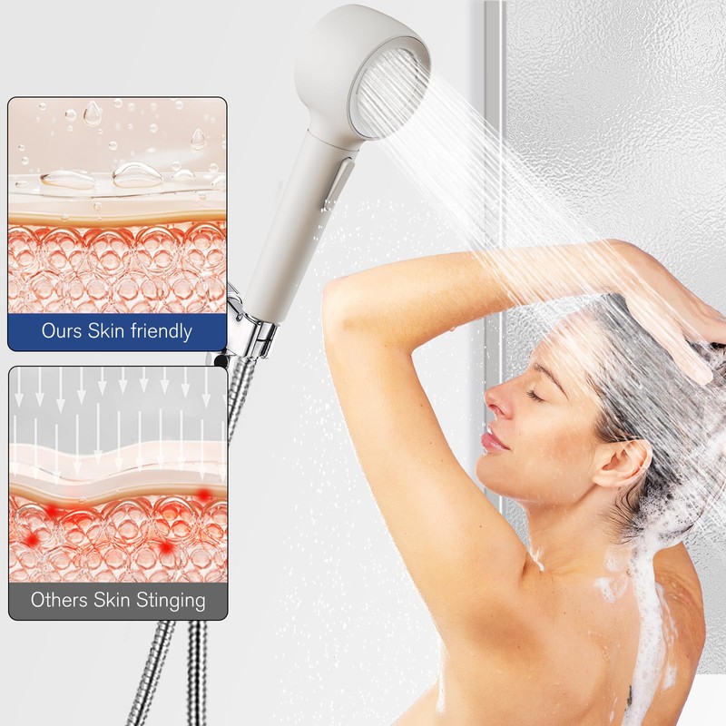 Shower Head with Handheld, High Pressure Shower Heads with 3