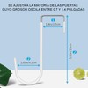 Gancho para Puerta Timotech Set de 4 Percheros Metálicos Blancos