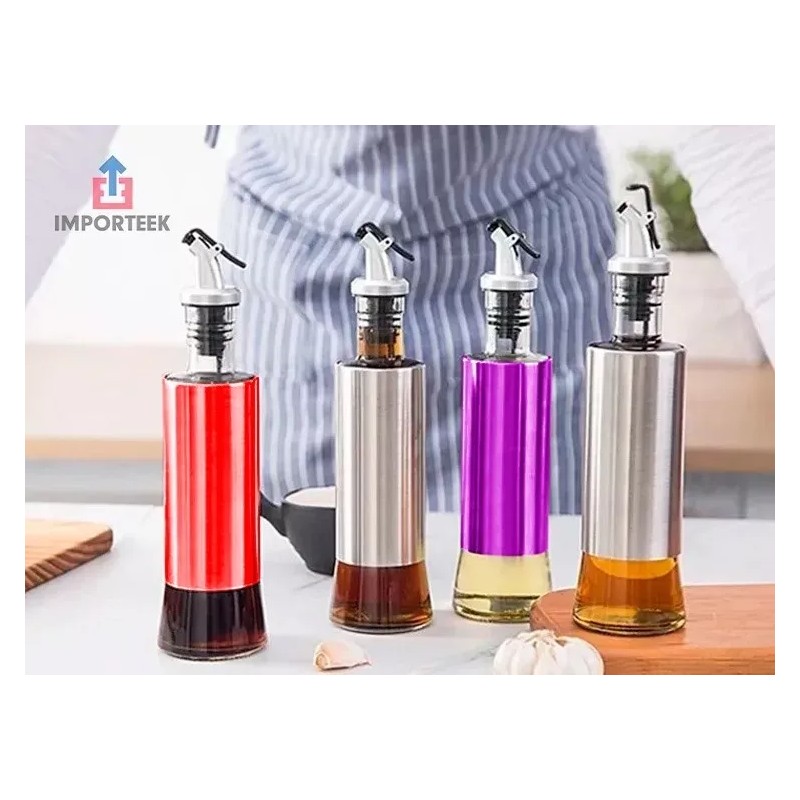 Naymon Botella Dispensador Aceite Vinagre Rociador Acero Inoxidable