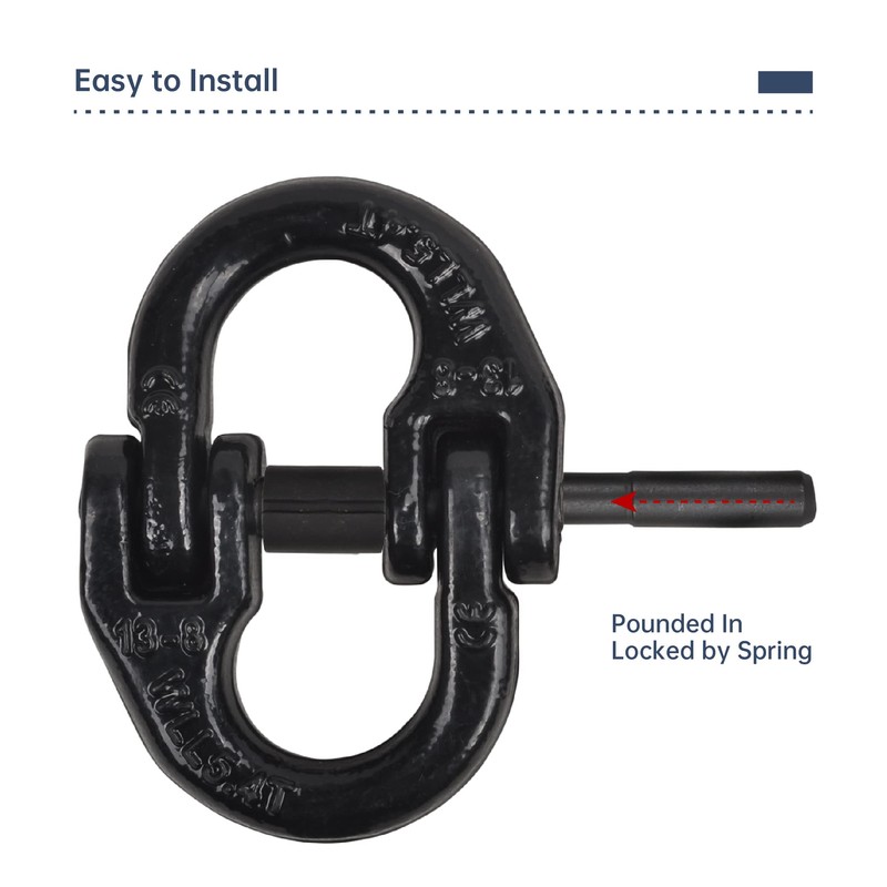 BATONECO 1/2" Hammer Lock Chain Connector, Heavy Duty Coupling Link,