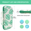 DLseego Animal Crossing Switch Set, Green Leaf Carrying Case with
