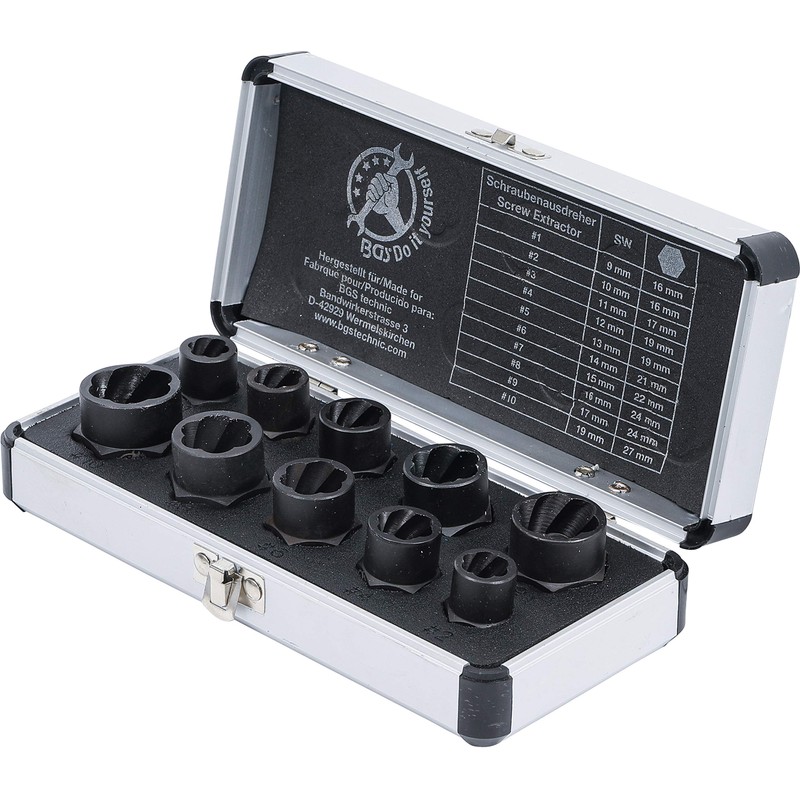 BGS Do it yourself Spezial-Steckschlüssel-Einsatz-Satz 10-tlg.