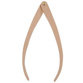 Solid Wood Caliper Positioning Distance Measuring Tool Wooden Pottery Tools for Ceramic Production Measurement(12 inch wooden caliper)