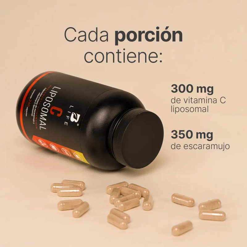Vitamina Liposomal Rose Hips 240caps Life Sabor