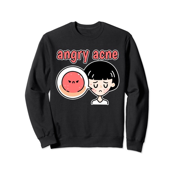 Angry Acne Pimple Dermatologist Acne Sweatshirt