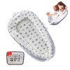 Loevin Baby Lounger for Newborn Cotton,Baby Nest Diaper Changing Pads