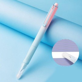 교체 가능한 잉크 캡슐 열 지우기 만년필 자세 교정 캘리그래피 펜 프레스 0.38mm 그라데이션 [08 05] Replaceable Ink Capsule Heat Erasable Fountain Pen Posture Correction Calligraphy Pen Press 0.38mm Gradient [08 05]