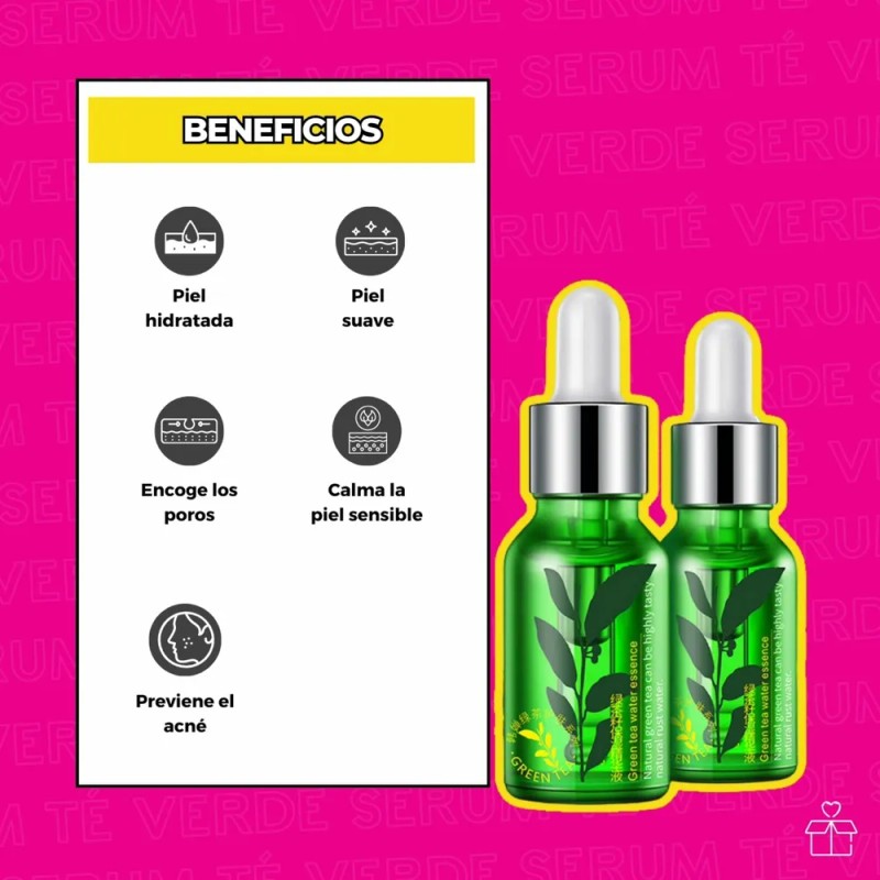 Serum Té Verde Suero Antioxidante Antiedad Rorec