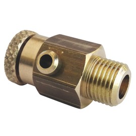 SOMATHERM for You, 1/8" Brass Steering Wheel Radiator Air Bleeder Fits M5/10 Holes Ideal for Hot and Cold Water Easy and Efficient Installation