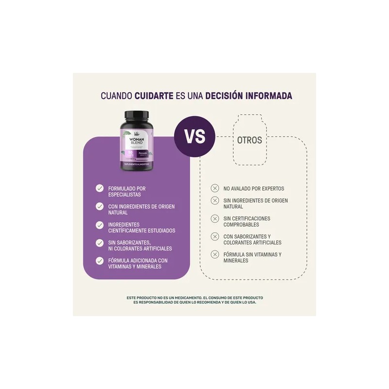 Multivitamínico Para Mujer 80 Cápsulas Sin Sabor Suplemento Alimenticio |