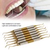 7pcs Dental Composite Resin Filling Spatula Stainless Steel Dental Instrument