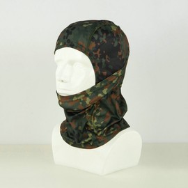 Outdoor Camouflage Hooded Tactical UV Protection Breathable Hiking Riding Mask Scarf Size/Mottled Gray 10ea