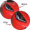 e-power-auto-Trim Fits Corvette C7 2014-19 Headlight Lamp Brow Decorative Sticker