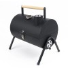 TJ Riley Tabletop Charcoal Grill, 10"H x 10"W x 14"D, Black