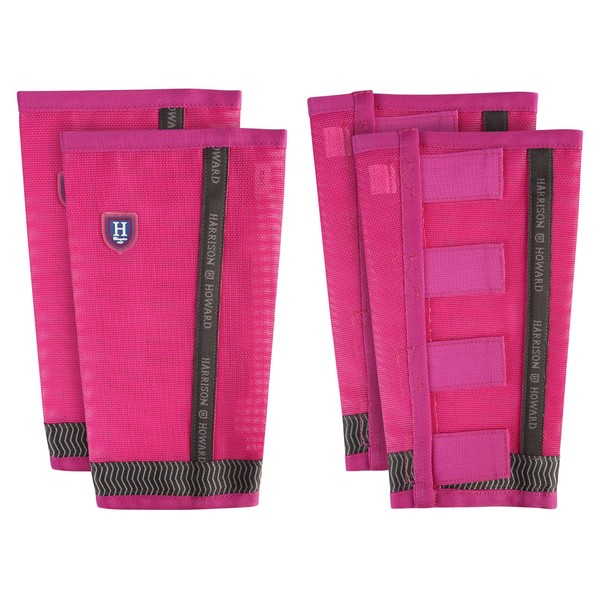 Harrison Howard Loose-Fitting Horse Fly Boots UV-Protective, Breathable Fine Mesh