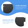 5 Sheets tag labels binders binder clips binder paper dividers