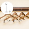 sourcing map 4Pcs 200mm Closet Rod Support Bracket, Rod Holder