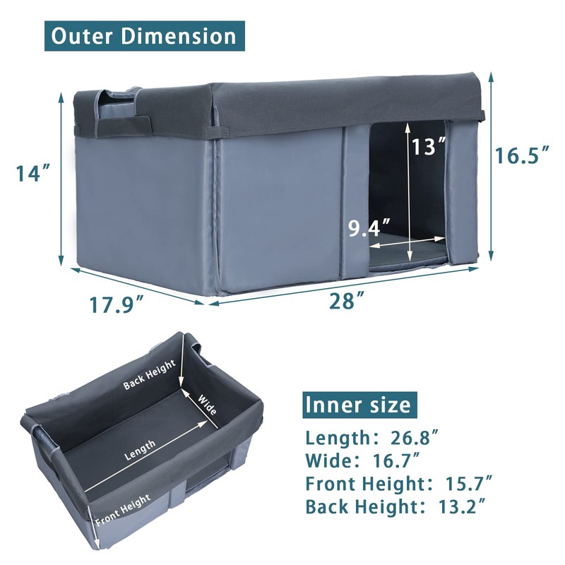 Petsfit Insulation Kit for 33.9 X 22.6 X 23.1 Inches