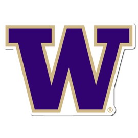 University of Washington Primary Logo Premium 4" Die Cut Vinyl Sticker Decal for Cars Trucks Auto Windows