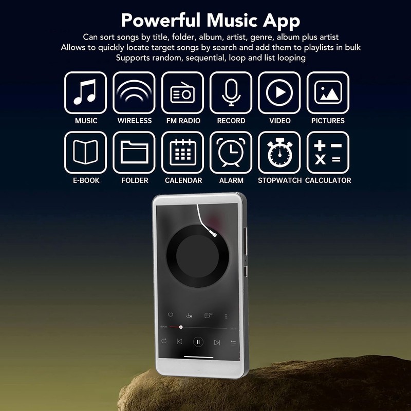 for Android Portable MP4 Player 5.0 Inch Full Touch HD
