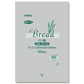 HEIKO PP Bread Bags #25 23-34 100 Sheets / 63-1348-98