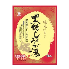 Nitto Foods Industry Brown Sugar Ginger Hot Water, 5 P x 6 Packs