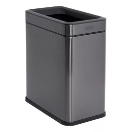 Rubbermaid Commercial Contenedor Metálico Delgado De Pedal 9.8 Lts. Rubbermaid