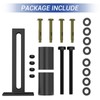TOIMIOTOIM Adjustable Slide Gate Guide Roller,Heavy Duty 3" Thickening Sliding