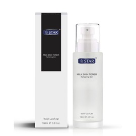 SZ STAR Milk Skin Toner 100ml, Brightening & Hydrating Face Toner with Niacinamide, Rice Extract & Botanicals, Alcohol-Free Daily Skincare Facial Mist for Pore Care, Glow & All Skin Types