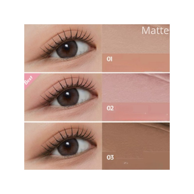 I'M MEME Shadow Stick Matte/Shimmer/Giltter 0.9g, Color:Shimmer 002 Peach Coronet