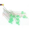 POPESQ® Pack of 10 x LED 2 mm Green #A5051