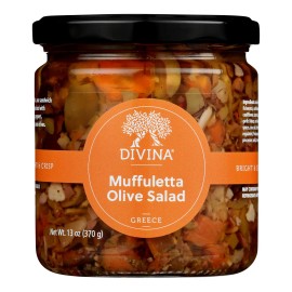 UD_Divina Case of 6-13 Oz Muffuletta OLV Salad Conserves
