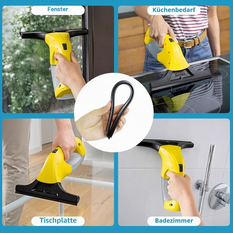 For Kärcher Squeegee Lips, 280 mm, Pack of 2 Cordless