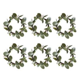 Pack of 12 Napkin Rings, Hand Woven Leaves Napkin Rings, Reusable for Family Reunions, Christmas, Thanksgiving, Picnic, Party, Hotel, Decoration