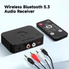 M2R Bluetooth 5.4 Audio Receiver 3.55mm RCA Bluetooth Adapter for
