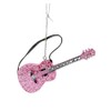 Kurt Adler 4.5 Inch Resin Pink Guitar Ornament