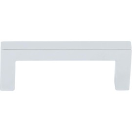 Contemporary Square Cabinet Knob, 1-1/2 Inches, Zinc Base Material, Polished Chrome by Stone Harbor Hardware