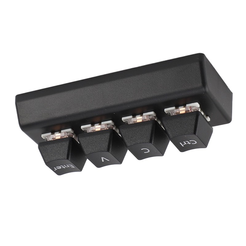 Programmable Keypad 4 Keys Support NKRO Red Switch Ctrl C