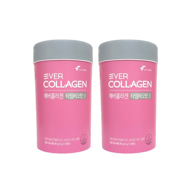 Ever Collagen Time Biotin Cell 3g x 30 Packets (2