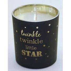 Courtney's Candles Black Twinkle Little Star 10 oz Limited Edition Scented Jar Candle - Opium