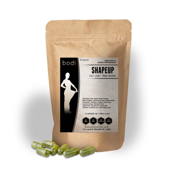 bodi : ShapeUp Capsules 100% Pure Natural Hand Crafted (60