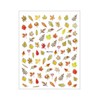 Generic Fall Leaf Thanksgivin Nail Sticker Geometric Lines Pumpkins Fox Owl Wg725 Nail Wraps Stickers Manicure Supplies for Women Nails Full Long Lasting Easy Apply and Remove