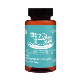 Health Barum Lactoferrin Premium Tablets 1000mg 60 Tablets Large Capacity Concentrated Tablets / 건강바름 락토페린 프리미엄정 1000mg 60정 대용량 농축 정제