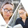 OWL 5 Pack Reading Glasses, UV Protected Spring Hinge Reading