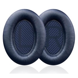 Replacement Ear Pads Compatible with Bose QuietComfort 35 (QC35)/QuietComfort 35 II (QC35 ii) Earphones, Akkiv Replacement Ear Pads Made of Protein Leather and Memory Sponge (Bright Blue)