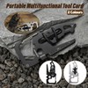 AIMALL Portable 7-in-1 Stainless Steel Tool Card, EDC Multi-Function Tool